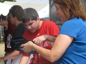 image of Clay typing