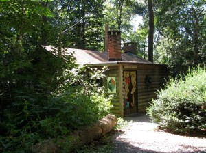 Birdblind picture of scenic bird blind